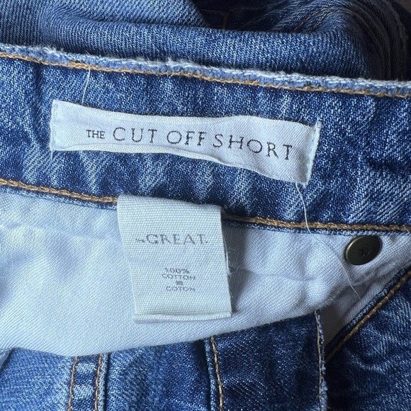 The Great The Cut Off Denim Short 25 - Picture 6 of 7